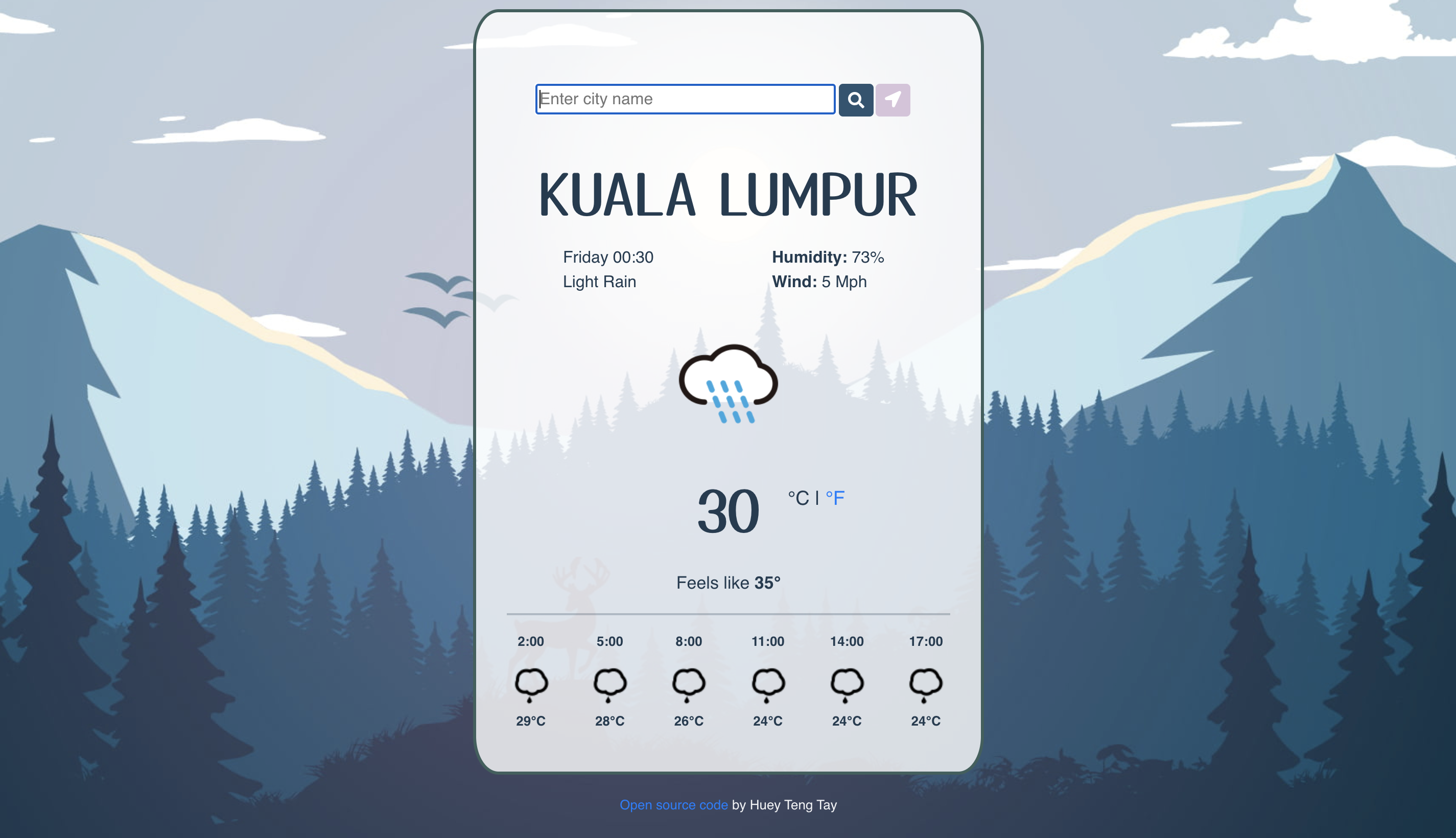 Weather App v2 with React